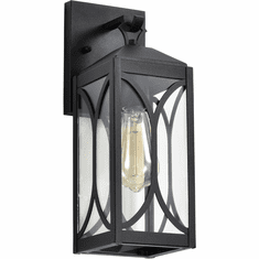 Nuvo 60/8121 Oaklyn Contemporary Matte Black 14" Outdoor Wall Mounted Lamp