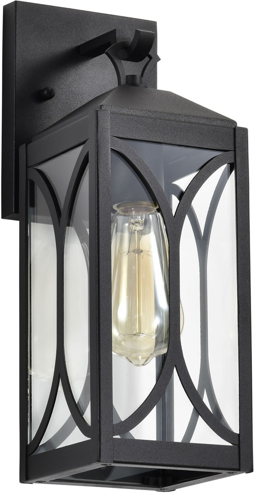Nuvo 60/8121 Oaklyn Contemporary Matte Black 14" Outdoor Wall Mounted ...