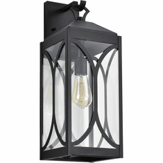 Nuvo 60/8123 Oaklyn Contemporary Matte Black 21" Outdoor Wall Sconce