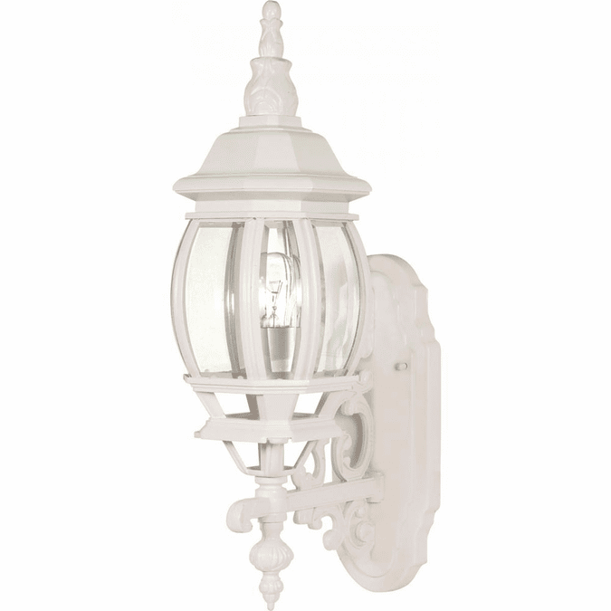 Nuvo 60/885 Central Park White Outdoor 6" Lighting Sconce