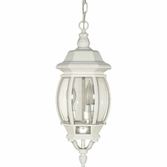Nuvo 60/894 Central Park White Outdoor Mini Pendant Light