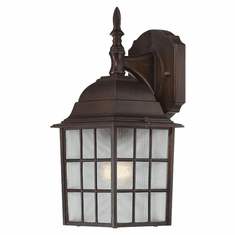 Nuvo 604905 Adams Upper Mounting 13 Inch Tall Rustic Bronze Traditional Outdoor Sconce