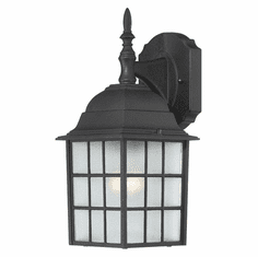 Nuvo 604906 Adams Upper Mounting Textured Black Finish Outdoor Light Sconce