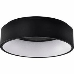 Nuvo 62/1452R1 Orbit Contemporary Black LED 18" Overhead Lighting Fixture