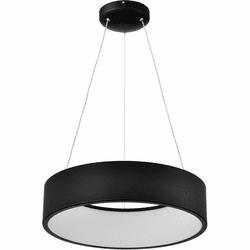 Nuvo 62/1456R1 Orbit Modern Black LED 18" Pendant Lamp
