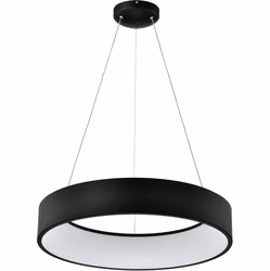 Nuvo 62/1458R1 Orbit Modern Black LED 24" Drop Ceiling Light Fixture