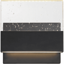 Nuvo 62/1512 Ellusion Contemporary Matte Black LED Light Sconce