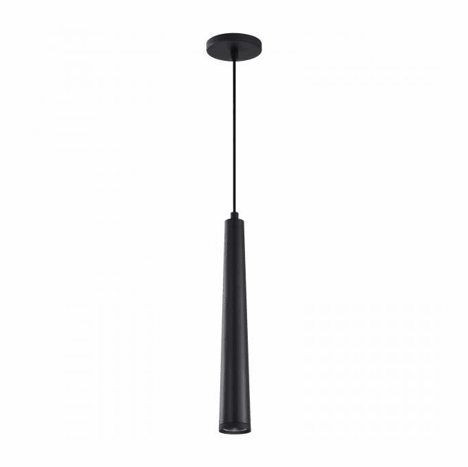 Nuvo 62/826 Melrose Modern Matte Black LED Mini Ceiling Light Pendant