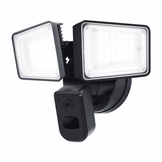 Nuvo 65-921 Modern Black LED Smart Security Light