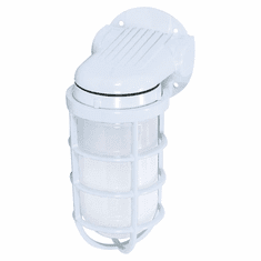 Nuvo 76615 Industrial Style White Finish 9 Inch Tall Outdoor Sconce Lighting - Small