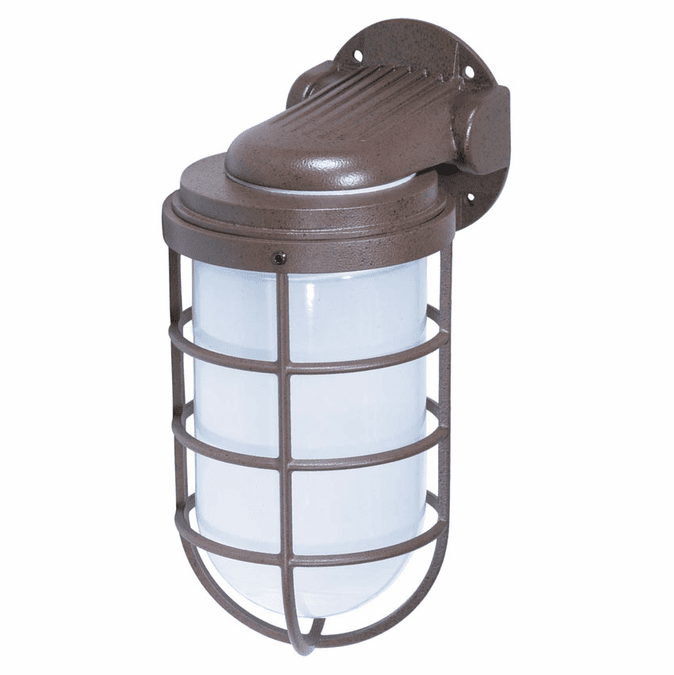 Nuvo 76623 Industrial Style Large Old Bronze Finish 11 Inch Tall Outdoor Lighting Fixture