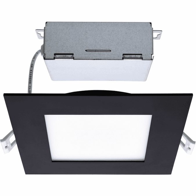 Nuvo S11877 Contemporary Black LED 6" Remote Driver Downlight Recessed Light Insert
