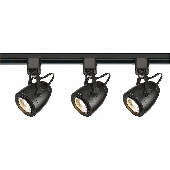 Nuvo TK414 Contemporary Black LED Home Track Lighting