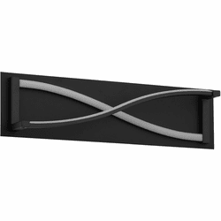 Oxygen 3-5006-15 Hyperion Contemporary Black LED Bathroom Lighting