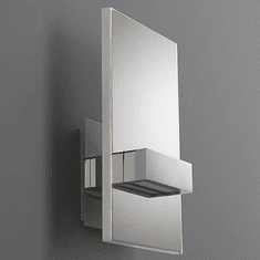 Oxygen 3-527-20 Vela Contemporary Polished Chrome LED Wall Lighting Sconce