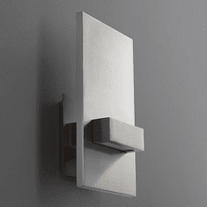 Oxygen 3-527-24 Vela Contemporary Satin Nickel LED Wall Mounted Lamp