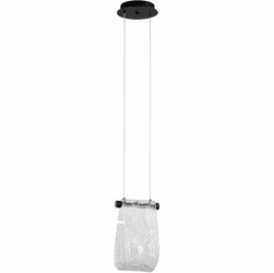 Oxygen 3-602-15 Veer Contemporary Black LED Mini Ceiling Pendant Light