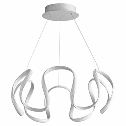 Oxygen 3-61-30 Cirro Contemporary Silver Graphite LED Chandelier Lighting