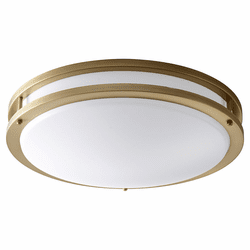 Oxygen 3-619-40-EM Oracle Aged Brass LED Overhead Lighting