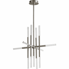 Oxygen 3-697-24 Moxy Modern Satin Nickel LED Lighting Chandelier