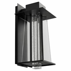 Oxygen 3-760-15 Art Contemporary Black LED Exterior 9" Wall Lighting Sconce