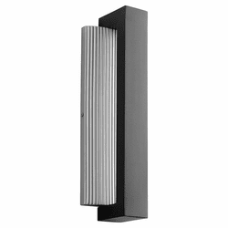 Oxygen 3-762-15 Verve Contemporary Black LED Exterior Light Sconce