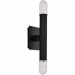 Oxygen 3-766-15 Pharos Modern Black LED Wall Lighting Sconce