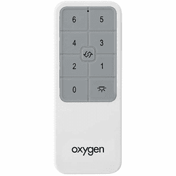 Oxygen 3-8-2000-0 Modern White Fan Remote