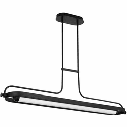Oxygen 3-812-15 Braem Contemporary Black LED Island Light Fixture
