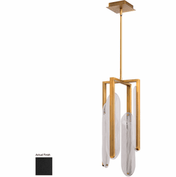 Oxygen 3-8145-15 Avian Modern Black LED Mini Hanging Pendant Lighting