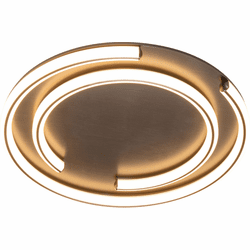 PageOne PC111344-BC Anela Contemporary Brushed Champagne LED Ceiling Light Fixture