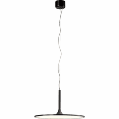 PageOne PP020060-BBK-MB Piano Contemporary Brushed Black / Matte Black LED 24" Pendant Light