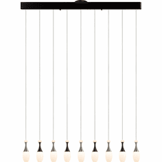PageOne PP121235-DT/AL La Botella Modern Deep Taupe / Brushed Alumnium LED Multi Lighting Pendant