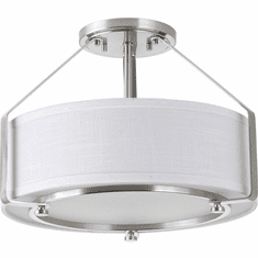 Progress Lighting P3604-09 Ratio Brushed Nickel Flush Mount Lighting