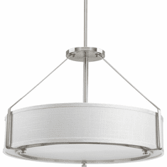 Progress Lighting P5015-09 Ratio Brushed Nickel 24" Drum Drop Lighting Fixture