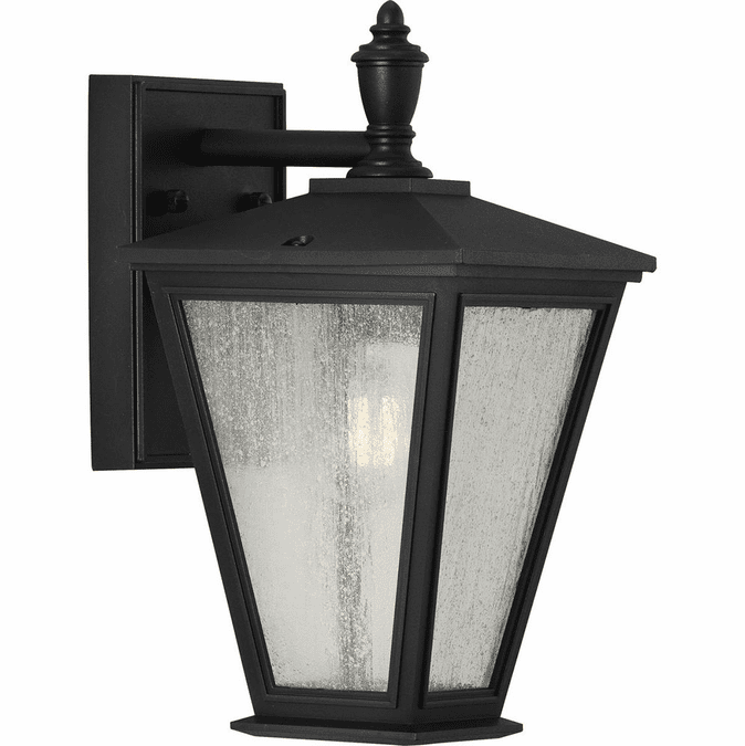 Progress Lighting P560166-031 Cardiff Textured Black 8" Outdoor Wall Sconce Light
