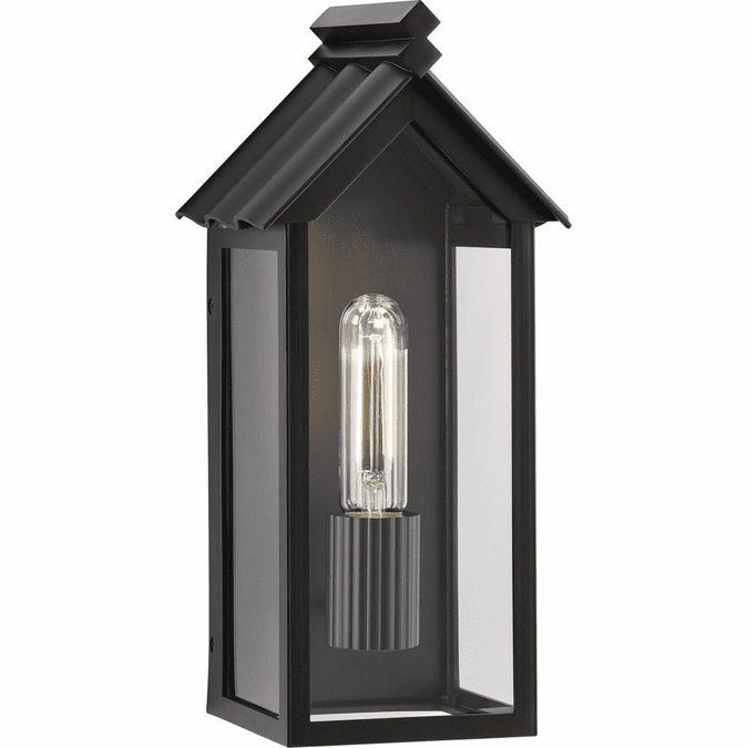 Progress Lighting P560303-31M Point Dume Dunemere Contemporary Matte Black 6" Outdoor Wall Mounted Lamp