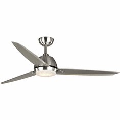 Progress P2592-0930K Oriole Contemporary Brushed Nickel LED 60" Ceiling Fan