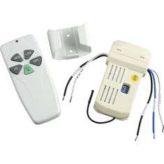 Progress P2618-01 Air Pro White Fan Light Remote Control