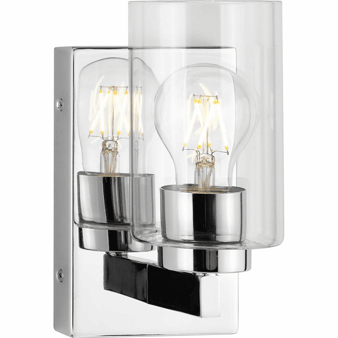Progress P300386-015 Goodwin Contemporary Polished Chrome Wall Sconce Lighting