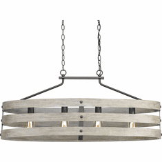 Progress P400097-143 Gulliver Retro Graphite Kitchen Island Lighting