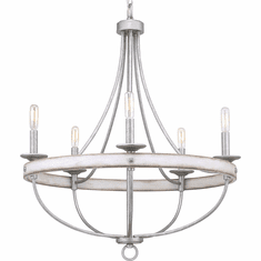 Progress P400158-141 Gulliver Retro Galvanized Mini Chandelier Lamp