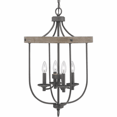 Progress P500157-143 Gulliver Retro Graphite 28" Foyer Lighting Fixture