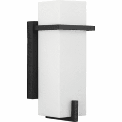 Progress P560361-031 Antrim Contemporary Black LED Outdoor Wall Sconce Lighting