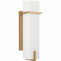 Progress P560362-205 Antrim Contemporary Soft Gold LED Outdoor Wall Lighting Sconce