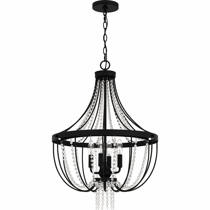 Quoizel ADL2820MBK Adelaide Matte Black Entryway Light Fixture