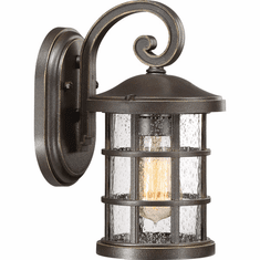 Quoizel CSE8406PN Crusade Palladian Bronze Outdoor 6" Lighting Wall Sconce