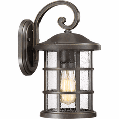 Quoizel CSE8408PN Crusade Palladian Bronze Outdoor 8" Wall Sconce Lighting