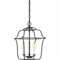 Quoizel GLY5203BA Gallery Modern Royal Ebony 10" Foyer Light Fixture