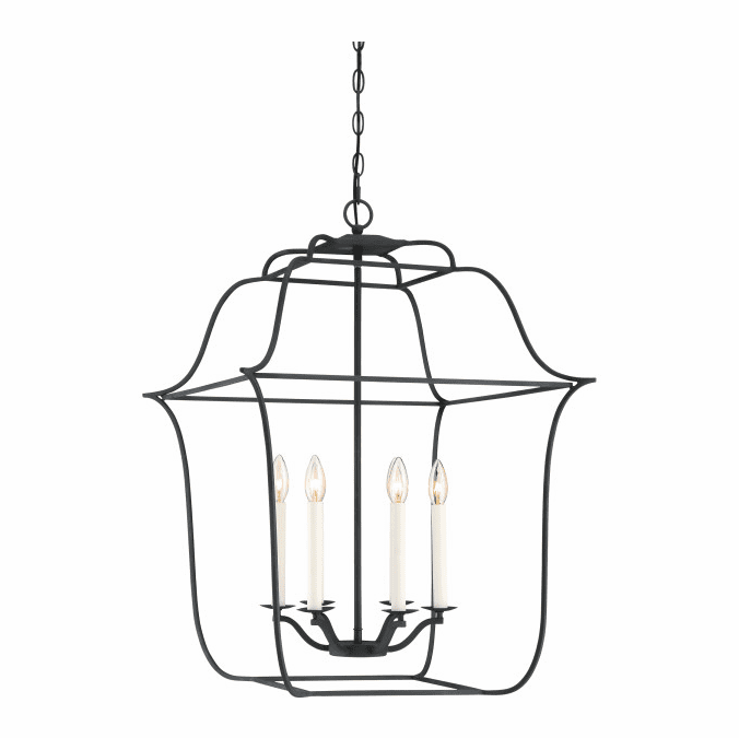 Quoizel GLY5206BA Gallery Modern Royal Ebony 22" Entryway Light Fixture